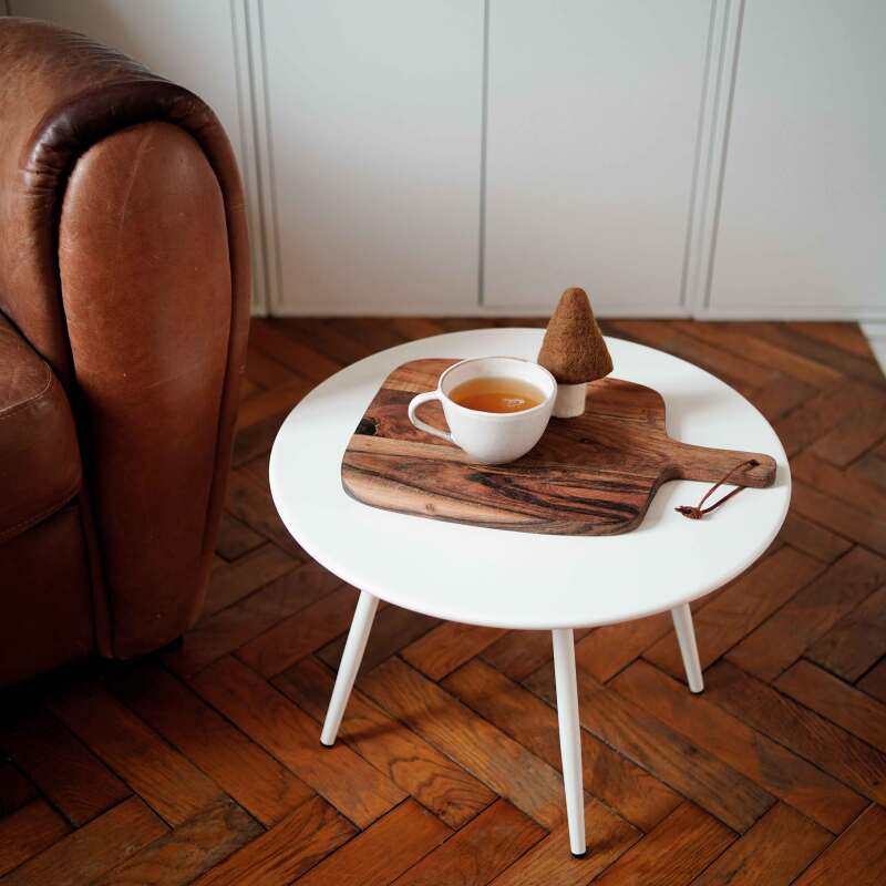 Runder Metall-Couchtisch Ø40 cm (4/6)