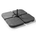 Mit Sand befüllbare Sonnenschirmplatten 24 kg