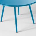 Runder Metall-Couchtisch Ø40 cm