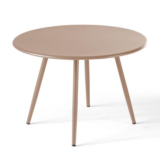 Runder Metall-Couchtisch Ø50"""