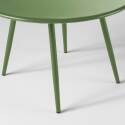 Verschachtelbare runde Metall-Couchtisch Ø50 / Ø40 cm