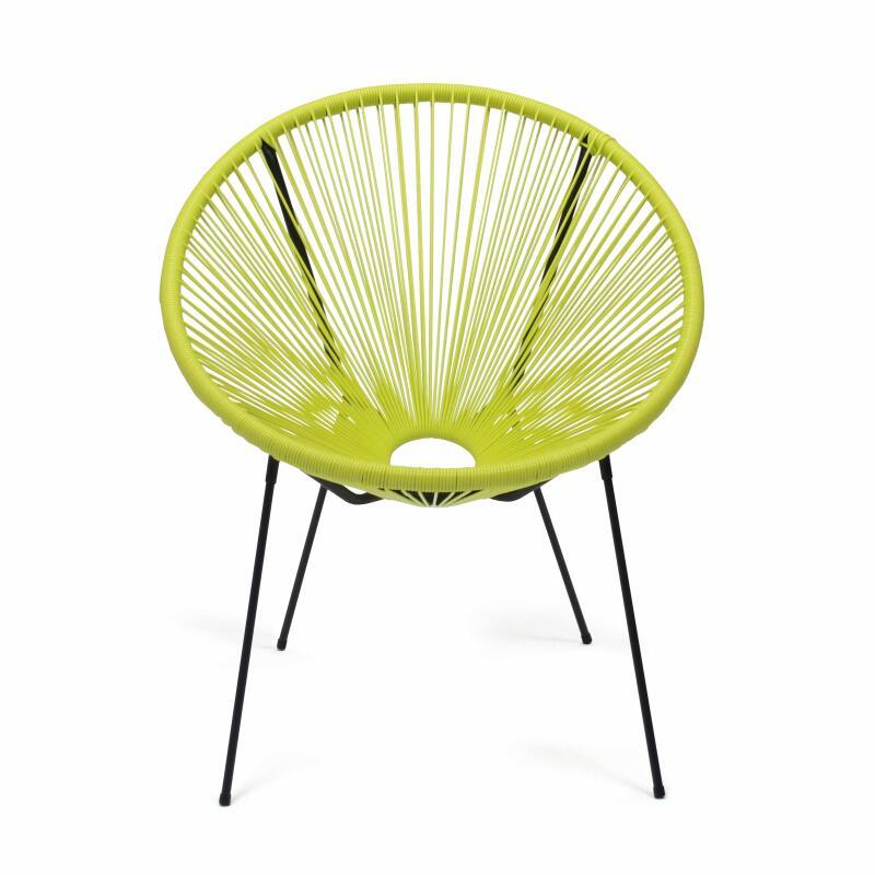 Set aus 2 Drahtstuhl-Gartensessel 