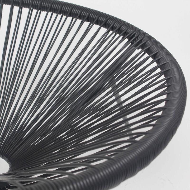 Set aus 2 Drahtstuhl-Gartensessel 