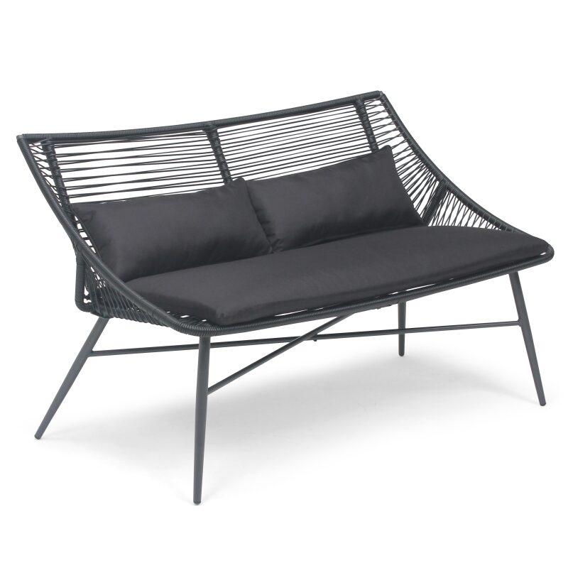 Gartensofa (130 x 90 x 85 cm) aus Seilen