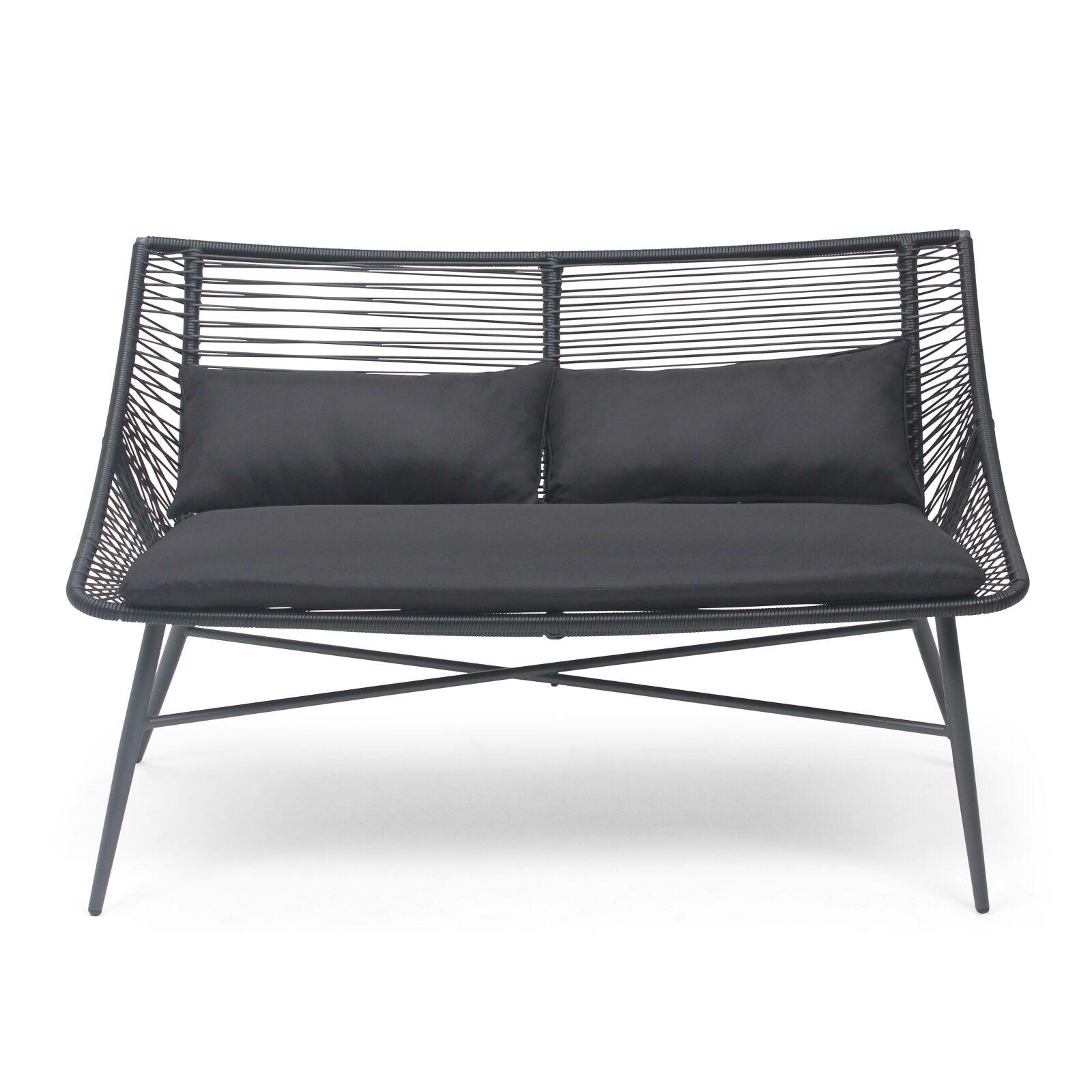 Gartensofa (130 x 90 x 85 cm) aus Seilen