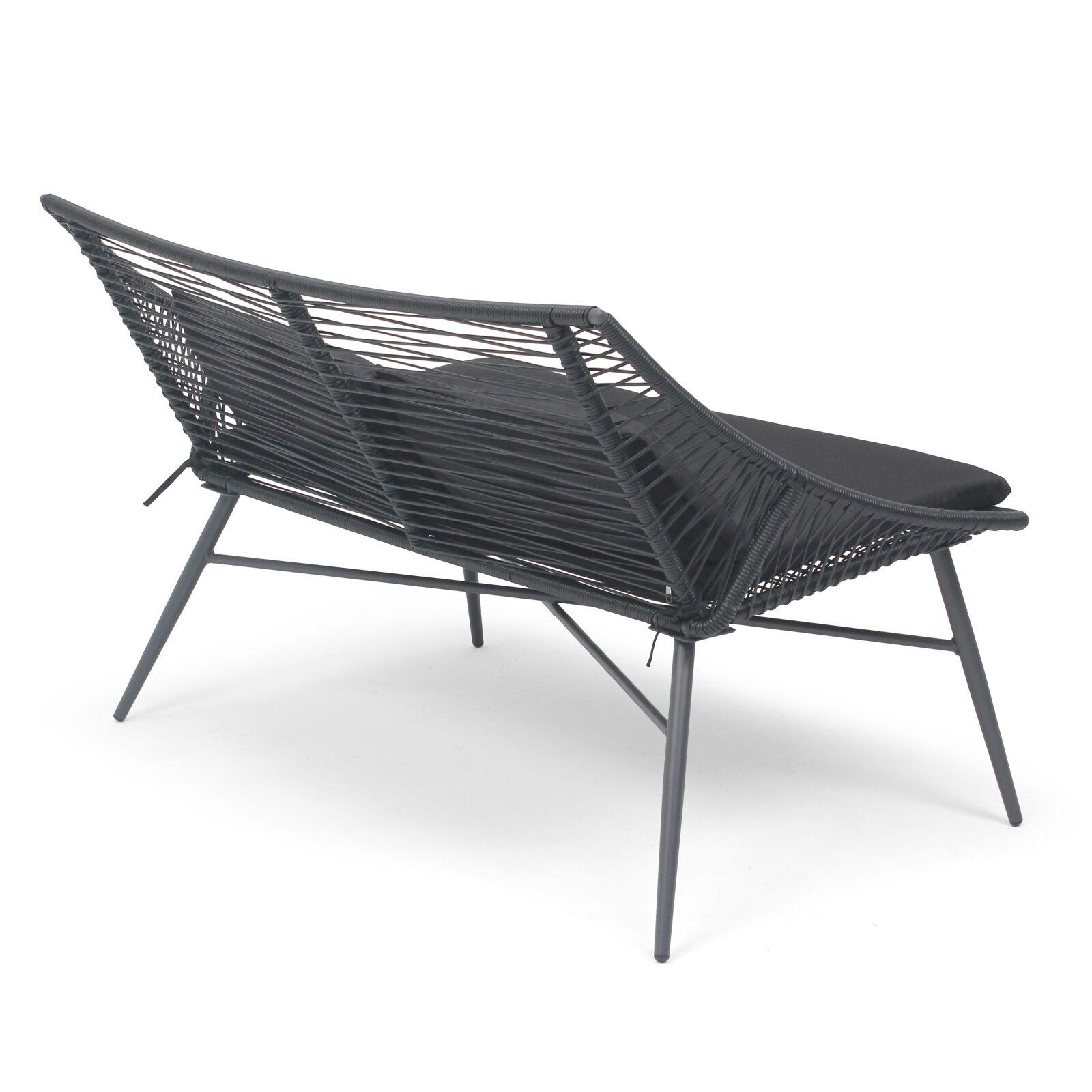 Gartensofa (130 x 90 x 85 cm) aus Seilen