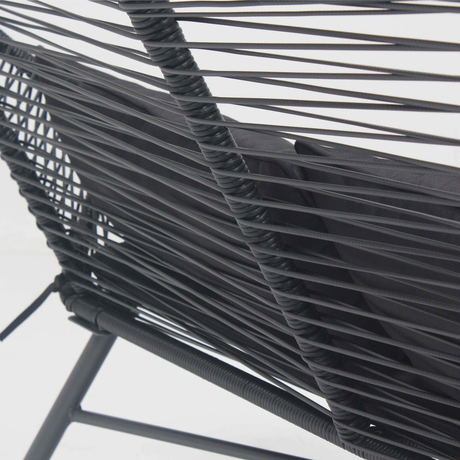 Gartensofa (130 x 90 x 85 cm) aus Seilen