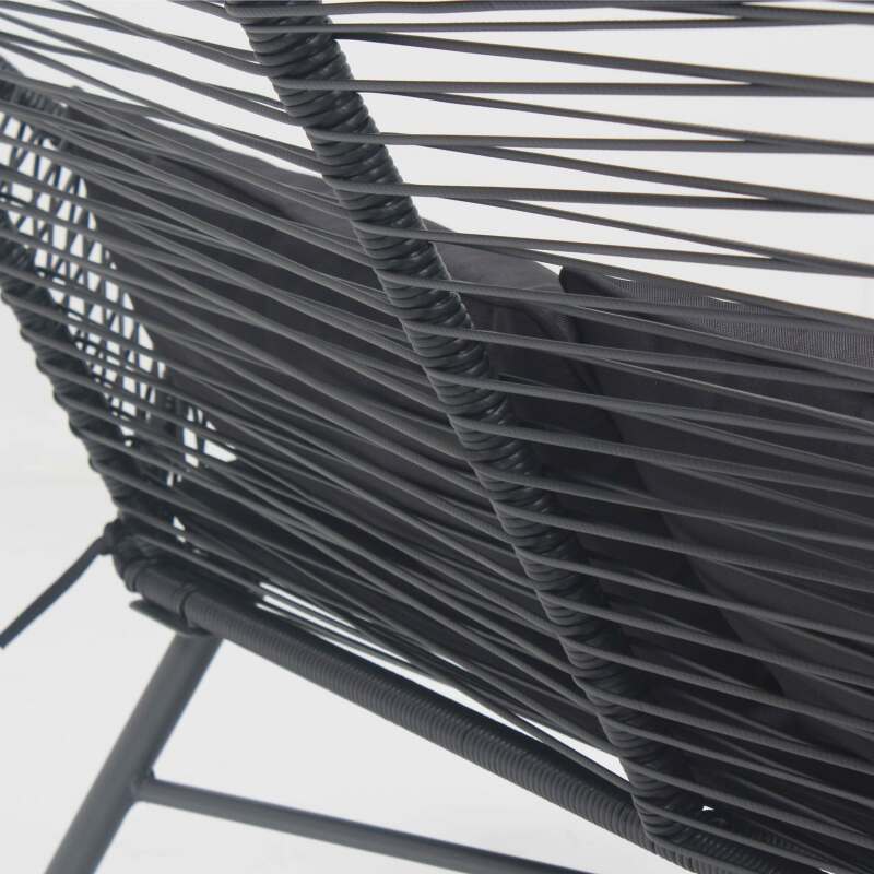 Gartensofa (130 x 90 x 85 cm) aus Seilen