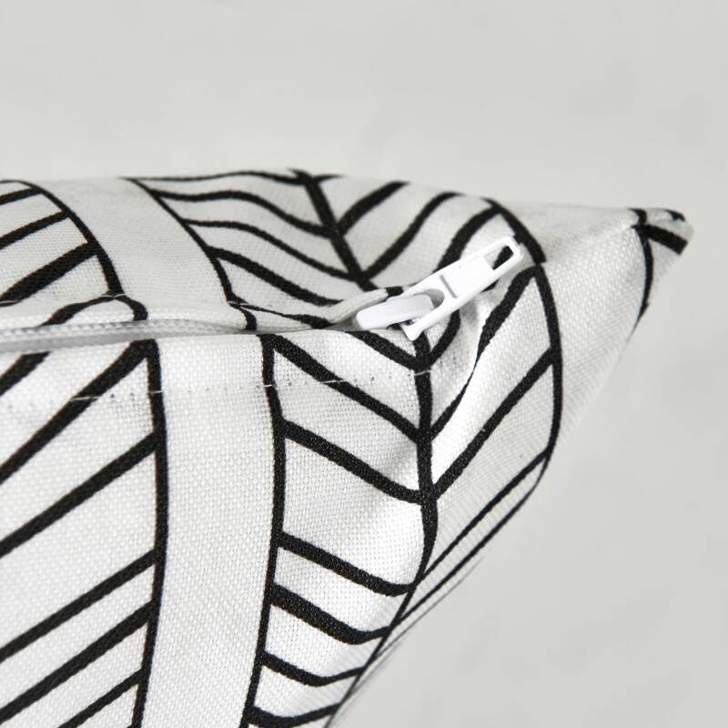 Set aus 2 kleinen rechteckigen Dekokissen mit Motiven (40 x 20 x 8 cm) (2/3)