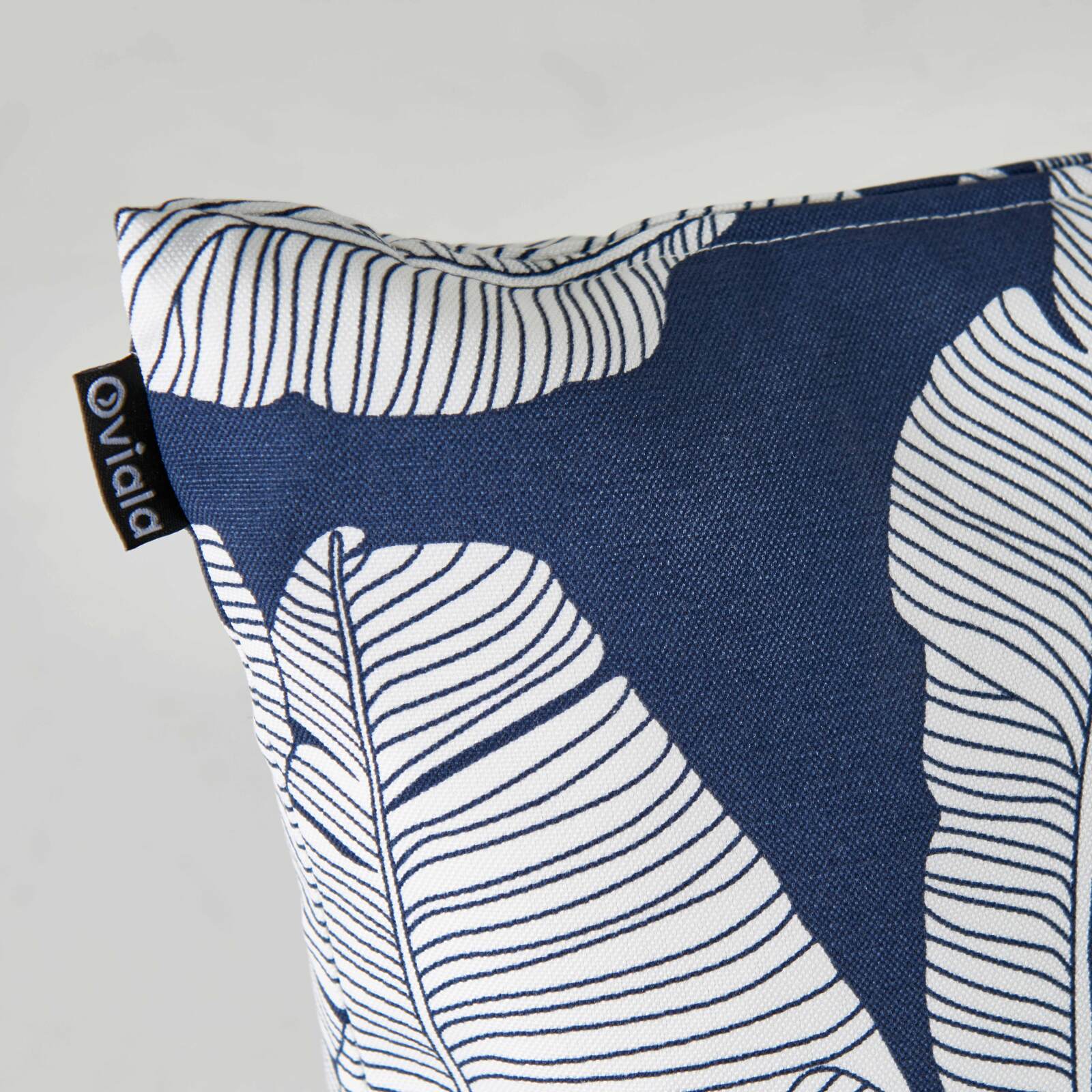 Set aus 2 kleinen rechteckigen Dekokissen mit Motiven (40 x 20 x 8 cm)