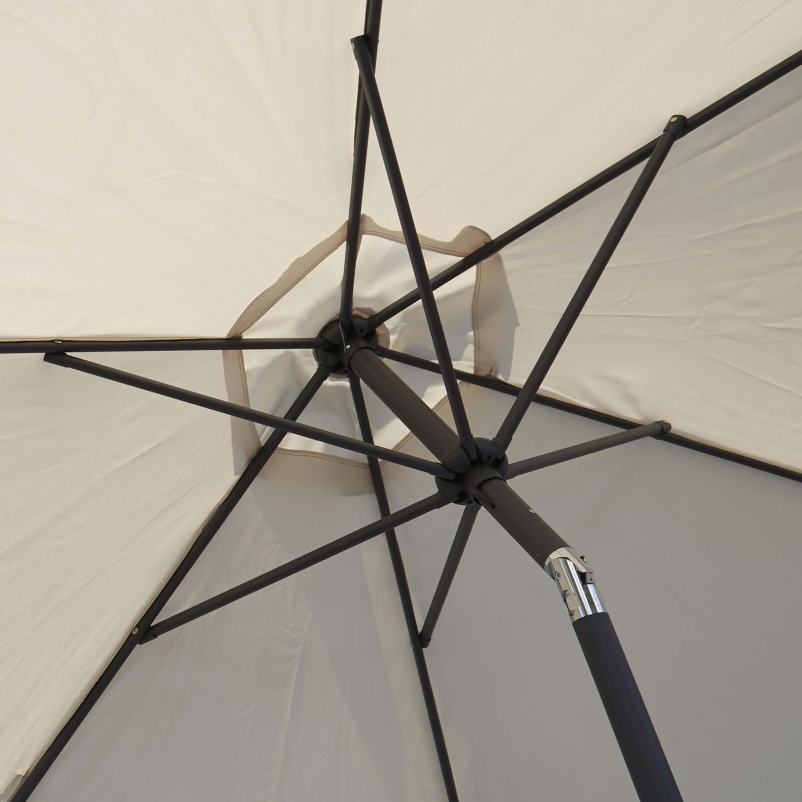 Neigbarer gerader Sonnenschirm Ø3 m