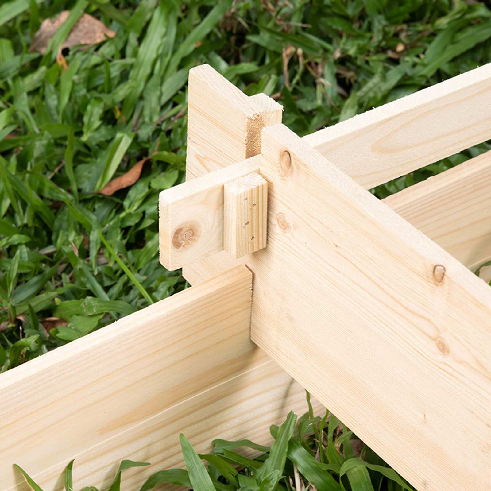 Hochbeet mit 5 Fächern, 93 x 93 x 36 cm  Hochbeet mit 5 Fächern, 93 x 93 x 36 cm