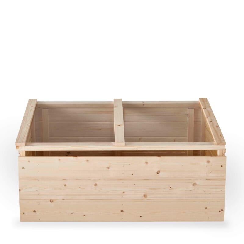 Niedriges Gemüsegartenbeet mit Deckel 80 x 40 x 40 cm (3/6)