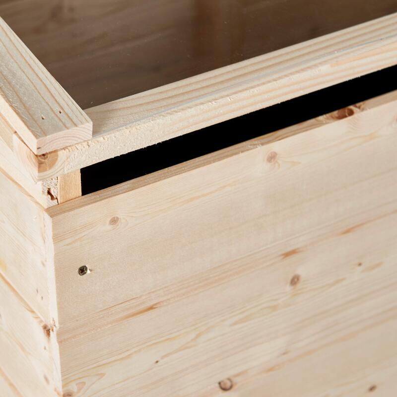 Niedriges Gemüsegartenbeet mit Deckel 80 x 40 x 40 cm (4/6)