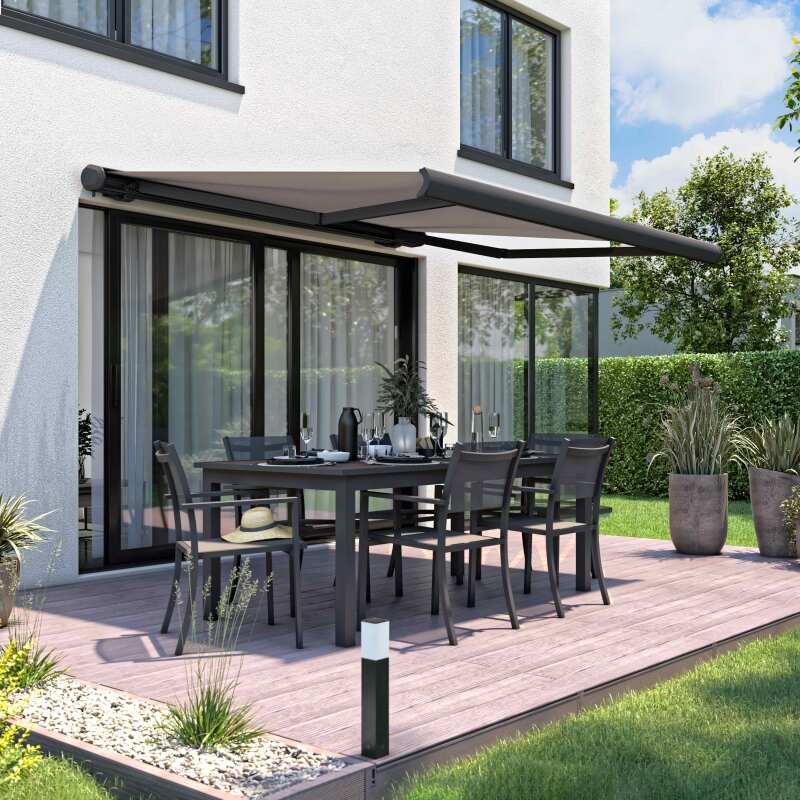 Markisenbanner 2,50 x 2 m mit integrierter Box