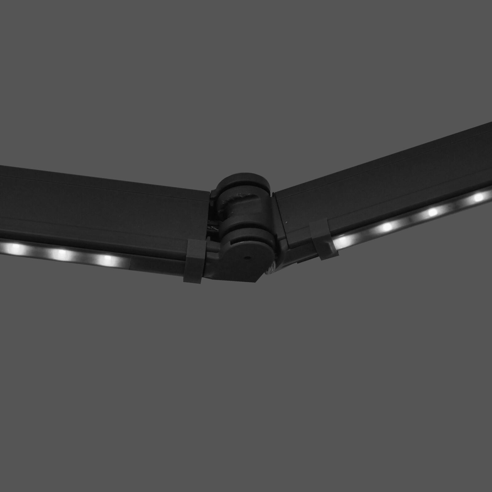 Elektrisches Markisengeschäft + LED mit integrierter Box 2,95 x 2,50 m 