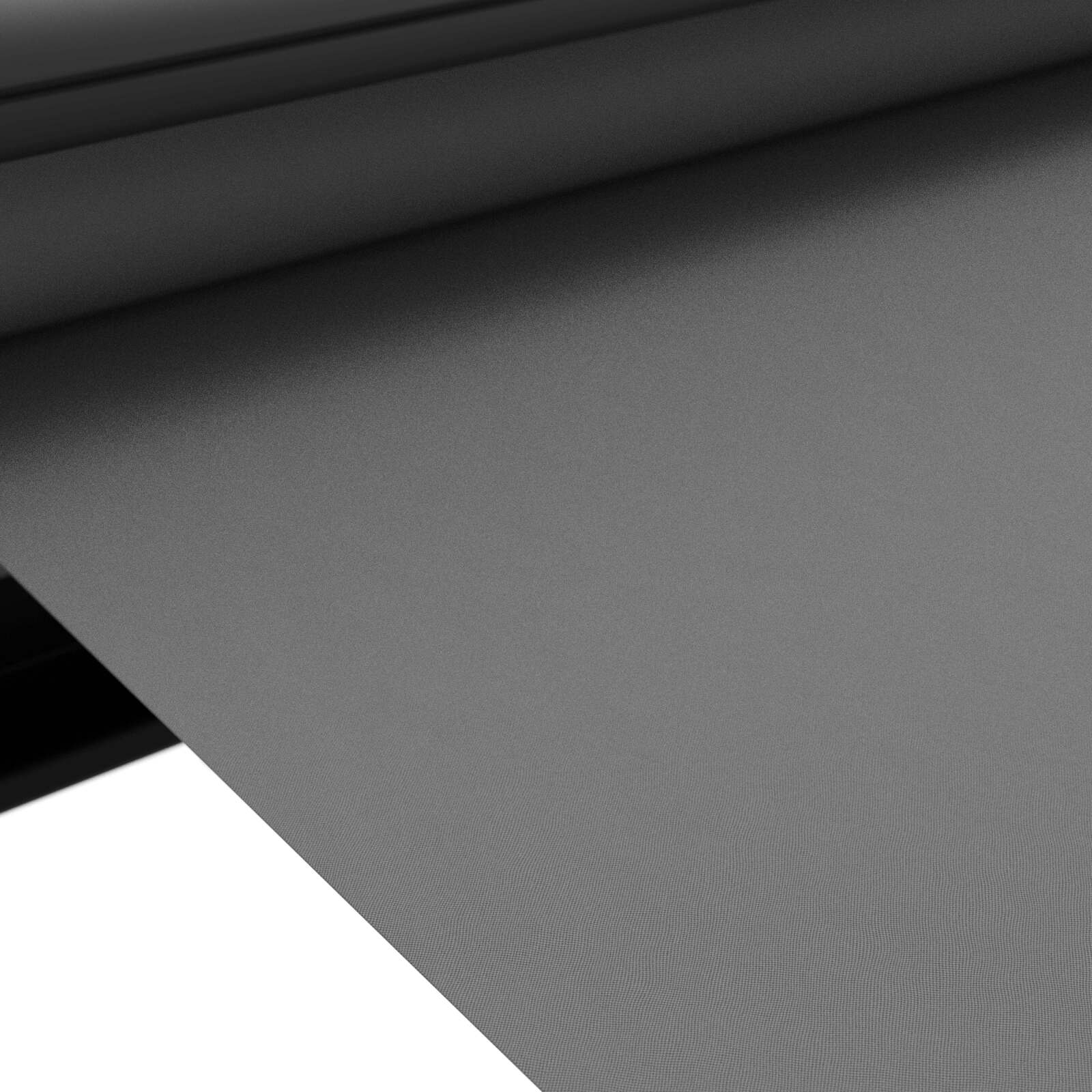 Elektrisches Markisenbanner mit LED und integrierter Box 3,95 x 3 m 