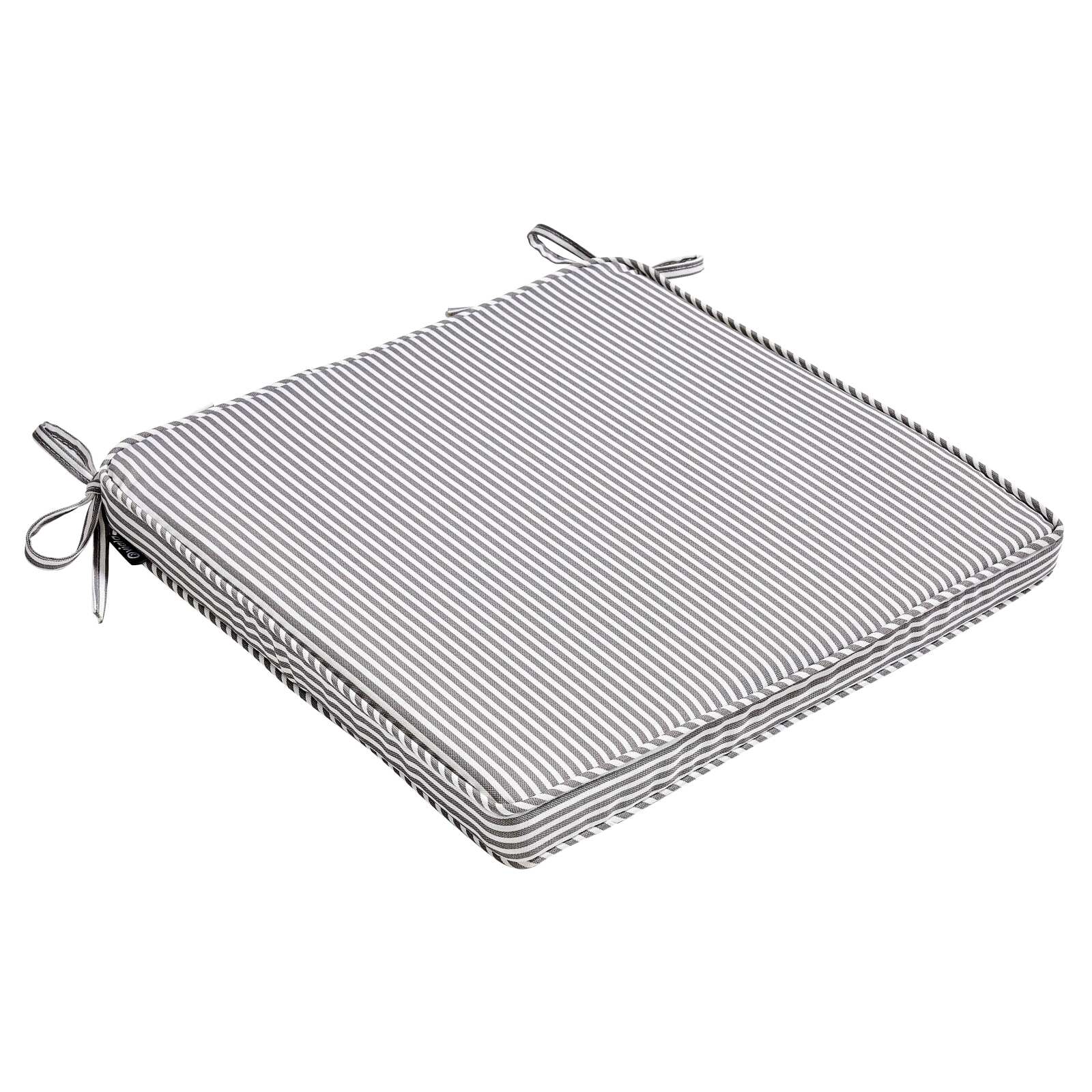 Set von 4 Außenstuhlkissen mit Muster 40 x 40 cm 