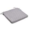 Set von 4 Außenstuhlkissen mit Muster 40 x 40 cm 