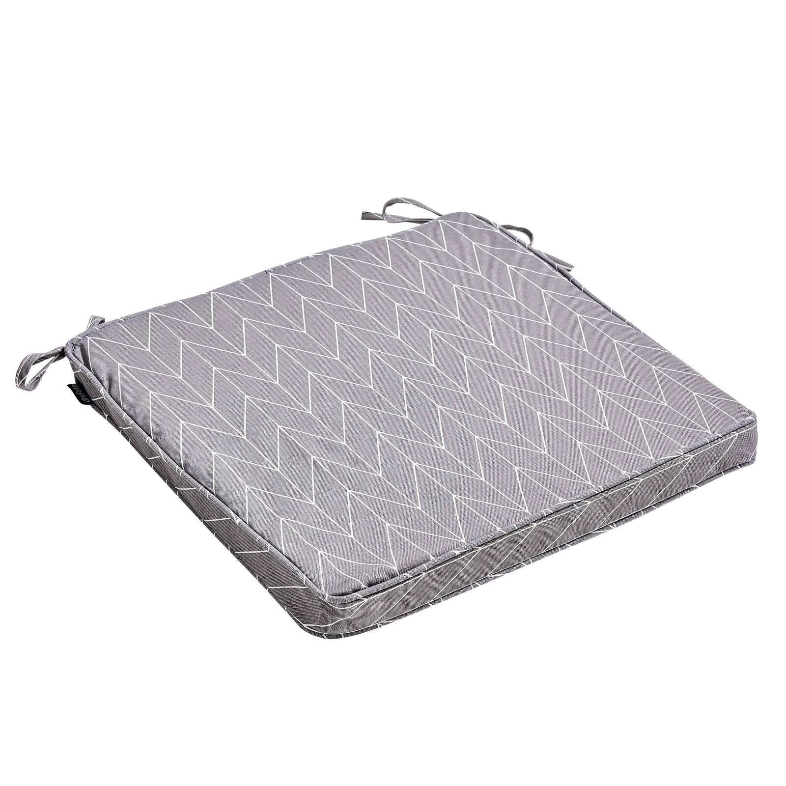 Set von 4 Außenstuhlkissen mit Muster 40 x 40 cm  Set von 4 Außenstuhlkissen mit Muster 40 x 40 cm