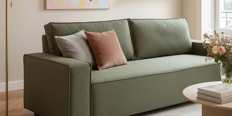 Kompaktes 3-Sitzer-Sofa für kleine Räume