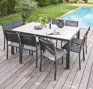 Welche Abmessungen für Gartenmöbel?