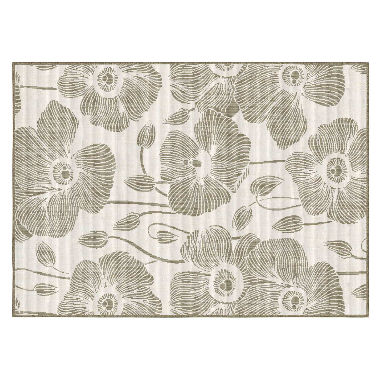 Rechteckiger, Teppich wendbarer fur den Aussenbereich aus Polypropylen 