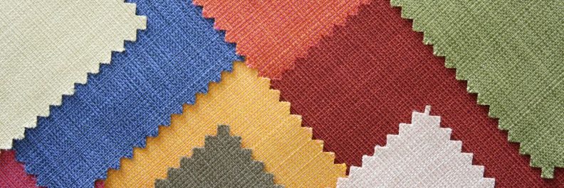 Fotos von Stofffarbmustern